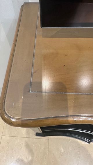 Librería estantería vintage madera de cerezo