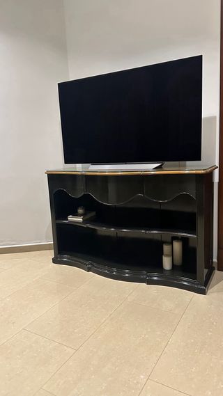 Librería estantería vintage madera de cerezo