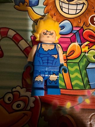 Figura Majin Vegeta tipo Lego