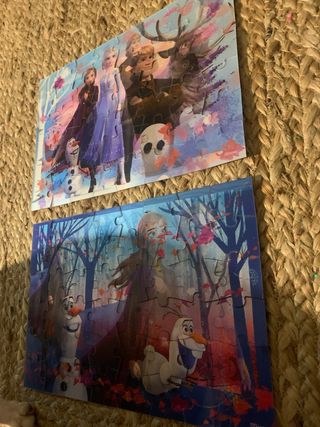Pack 2 Puzzles Lenticulares Frozen II Disney 48 Pi