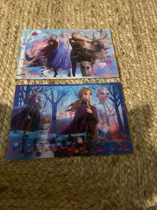 Pack 2 Puzzles Lenticulares Frozen II Disney 48 Pi