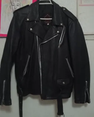 Chaqueta de piel para hombre