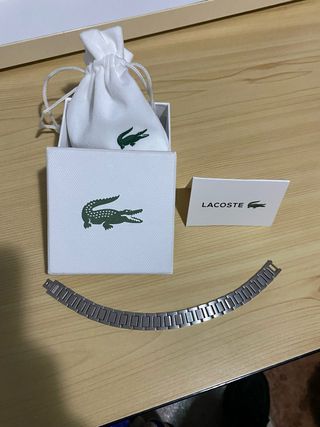 Pulsera Lacoste Plata Oficial