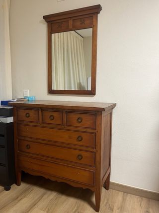 Habitación completa(cabecero+mesas+comoda+espejo+z