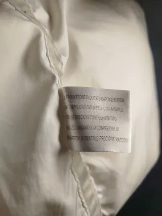 Piumino bambina 13/14 anni bianco