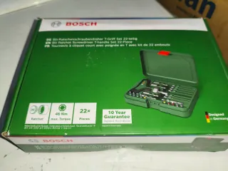 Juego Destornillador Bosch Carraca 22 Piezas