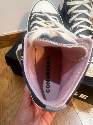 Zapatillas Converse Azul y Blanco Talla 38