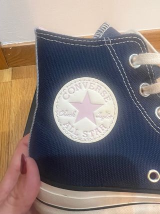 Zapatillas Converse Azul y Blanco Talla 38