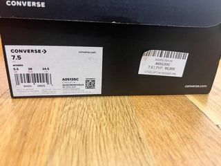 Zapatillas Converse Azul y Blanco Talla 38