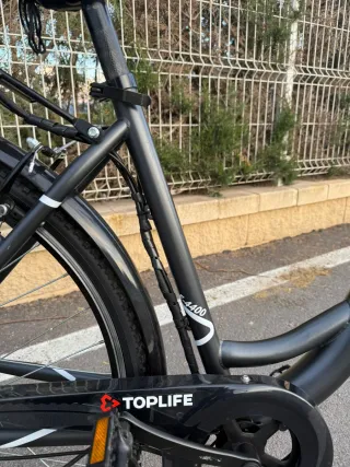 Bici Eléctrica TOPLIFE Negra