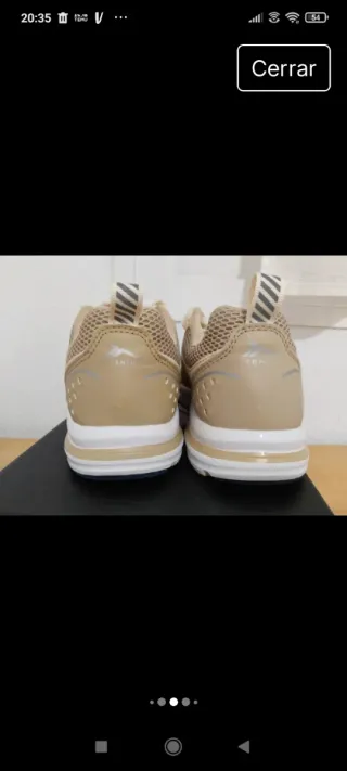 Deportivas Tenth Mujer Talla 38 Beige