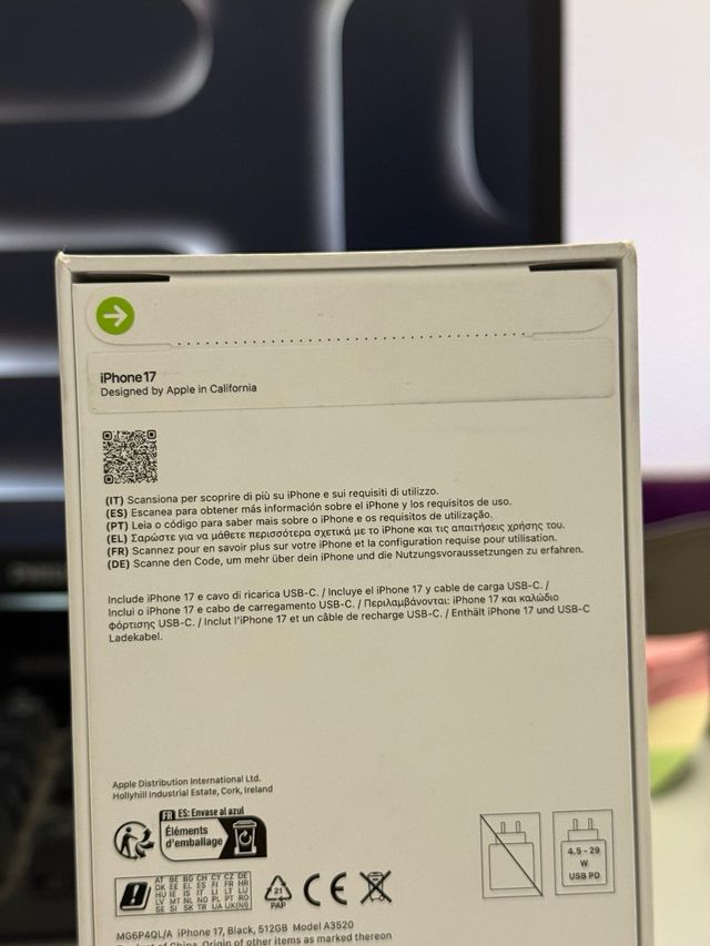 iPhone 17 512 GB SIGILLATO