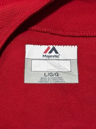 Magestic vintage maglia baseball rossa