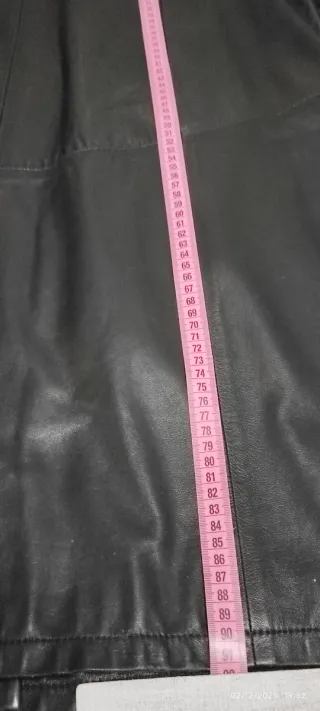 Abrigo de piel Marco Gianotti negro