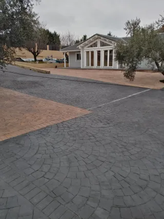 Hormigón impreso y vertical