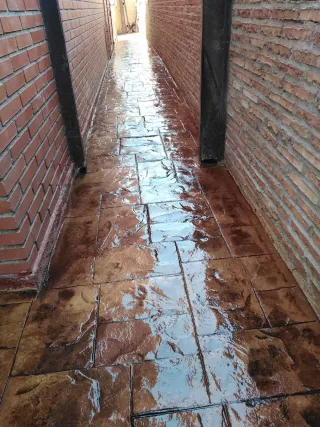 Hormigón impreso y vertical