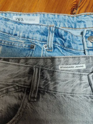 Lote 2 Pantalones Cortos Vaqueros Pull&Bear/Zara