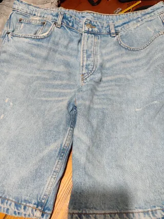 Lote 2 Pantalones Cortos Vaqueros Pull&Bear/Zara