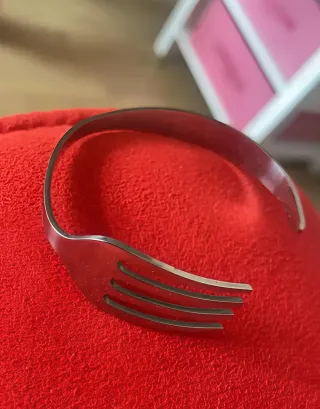 Bracciale Forchetta Argento e Verde