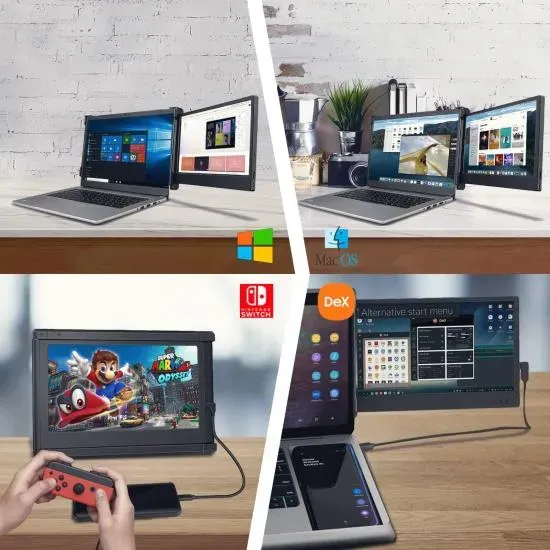 Schermo estensibile portatile 12 FHD 1080P