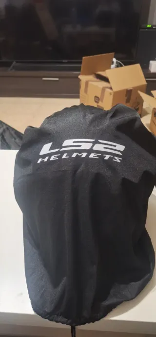 Casco Moto Integral LS2 Negro