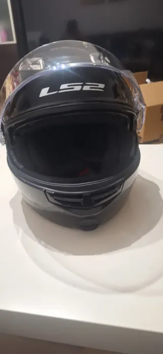 Casco Moto Integral LS2 Negro