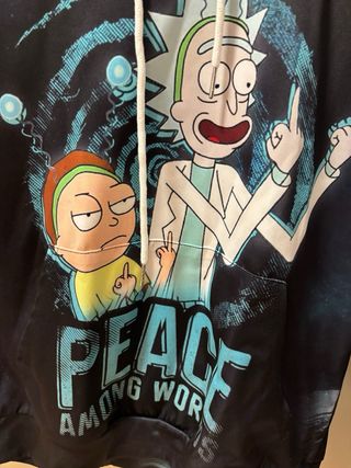Sudadera Rick y Morty Espacial