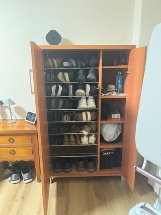 Zapatero grande de madera