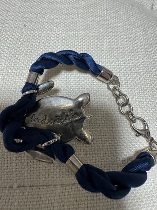Pulsera Bimba Lola tortuga azul y plata