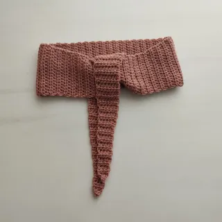 Bufanda tipo Sophie rosa palo