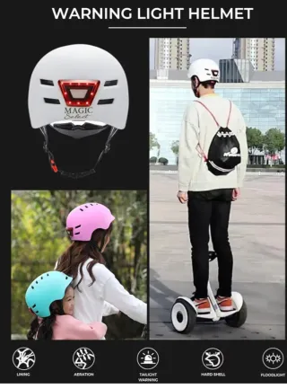 Casco Bicicleta Blanco Talla S/Junior