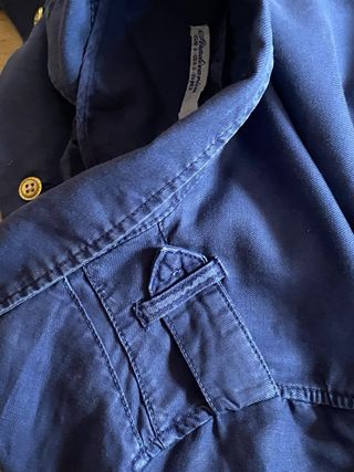 Camicia / casacca blu in cotone