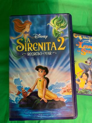 Lote 7 Películas Disney VHS (Segundas Partes)