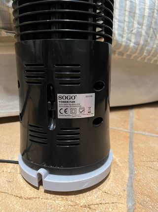 Ventilador Torre Sogo Negro