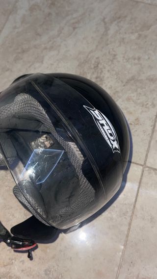 Casco de moto SHOKX negro