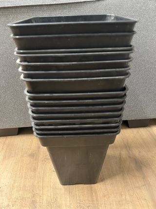 Macetas Invernadero Plástico Negro