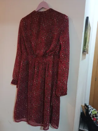 Vestido Tul Estampado Talla L