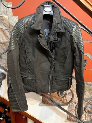 Giacca pelle vintage anni 90 donna