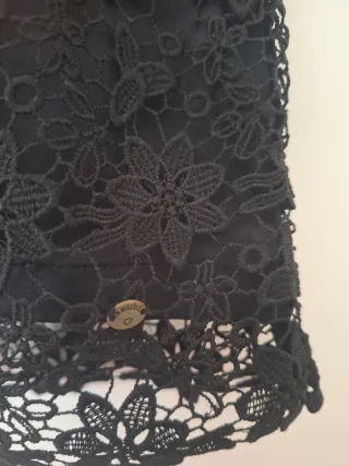 Top encaje Amichi negro talla S