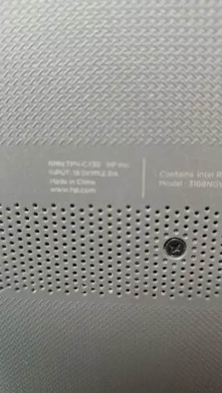 Ordenador portátil HP gris