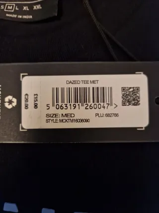 Camiseta McKenzie Negra Talla M