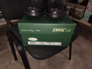 Stivaletti Enval Uomo N.44 Pelle Nera