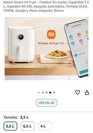 Xiaomi Smart Air Fryer 3.5L Blanca