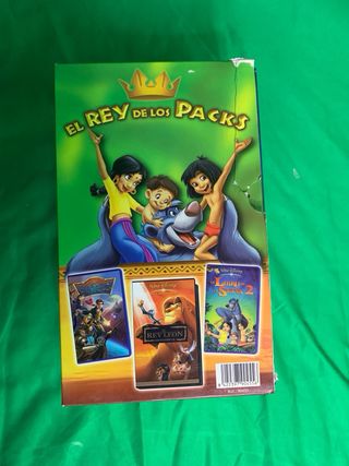 VHS Disney El Rey de los Packs