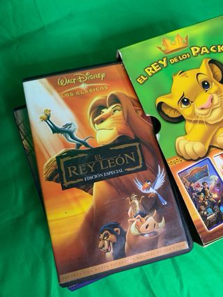 VHS Disney El Rey de los Packs