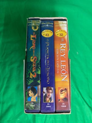 VHS Disney El Rey de los Packs