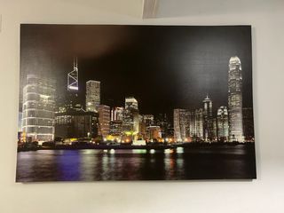 Cuadro Decorativo Skyline Nocturno