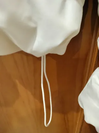 Chaqueta acolchada crema mujer