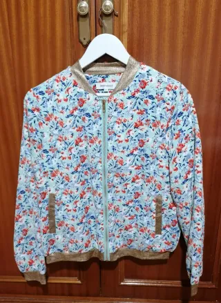 Chaqueta Bomber Moon Mood Floral Talla S