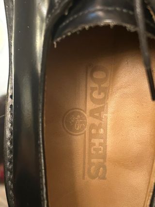 Zapatos Sebago de cordones negros